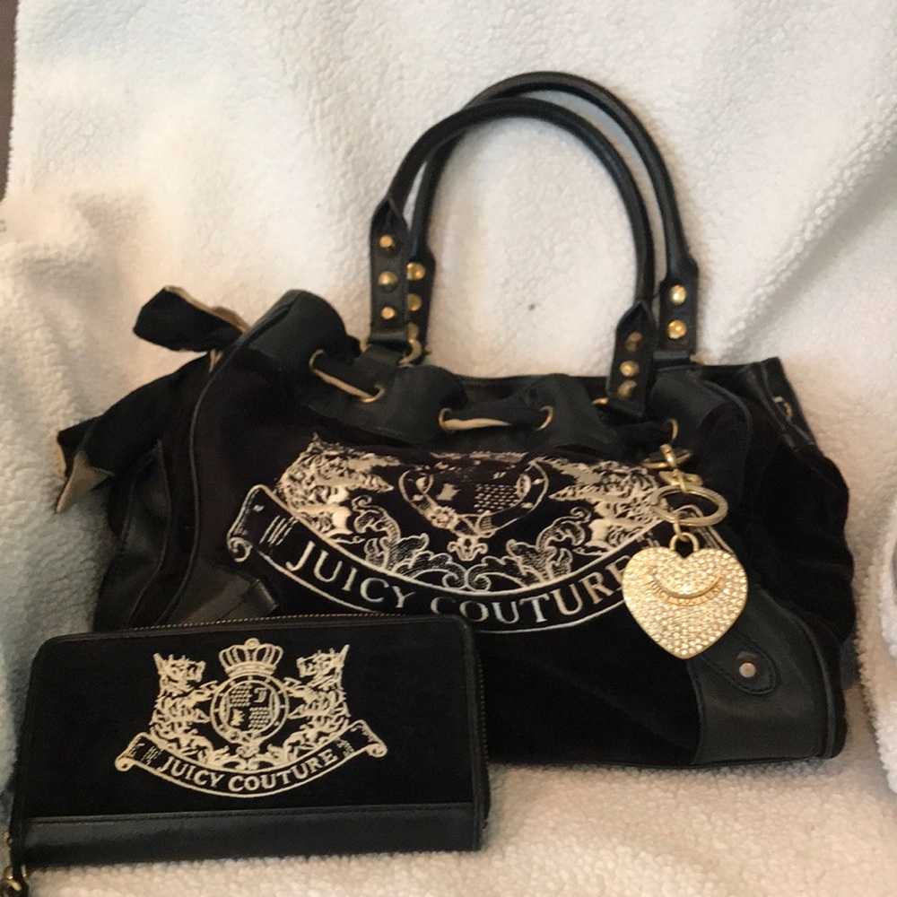 Authentic juicy couture handbag and wallet